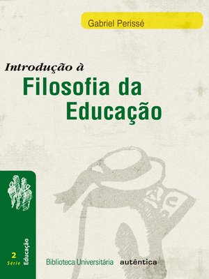 cover image of Introdução à Filosofia da educação